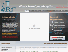 Tablet Screenshot of abcprofesional.cz